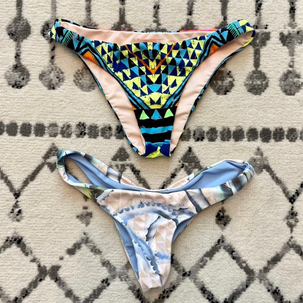 NWOT Two Mara Hoffman bikini bottoms, size XS